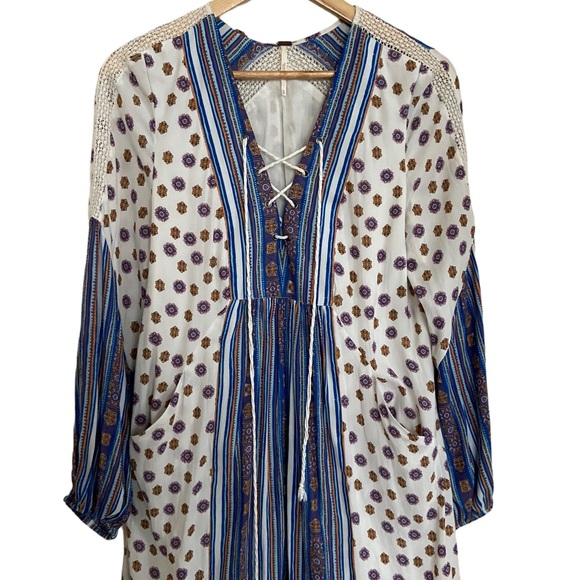 Free People Rain Shine Printed Swing Dress - Picture 4 of 13